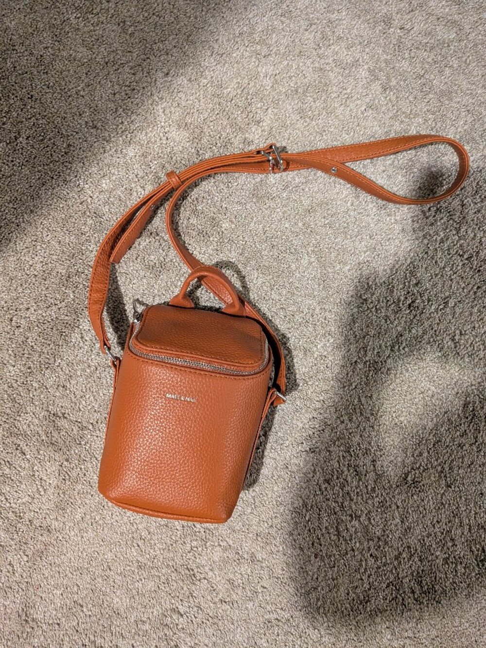 Matt & Nat Brave Micro Vegan Crossbody Bag - Purity (Carotene)